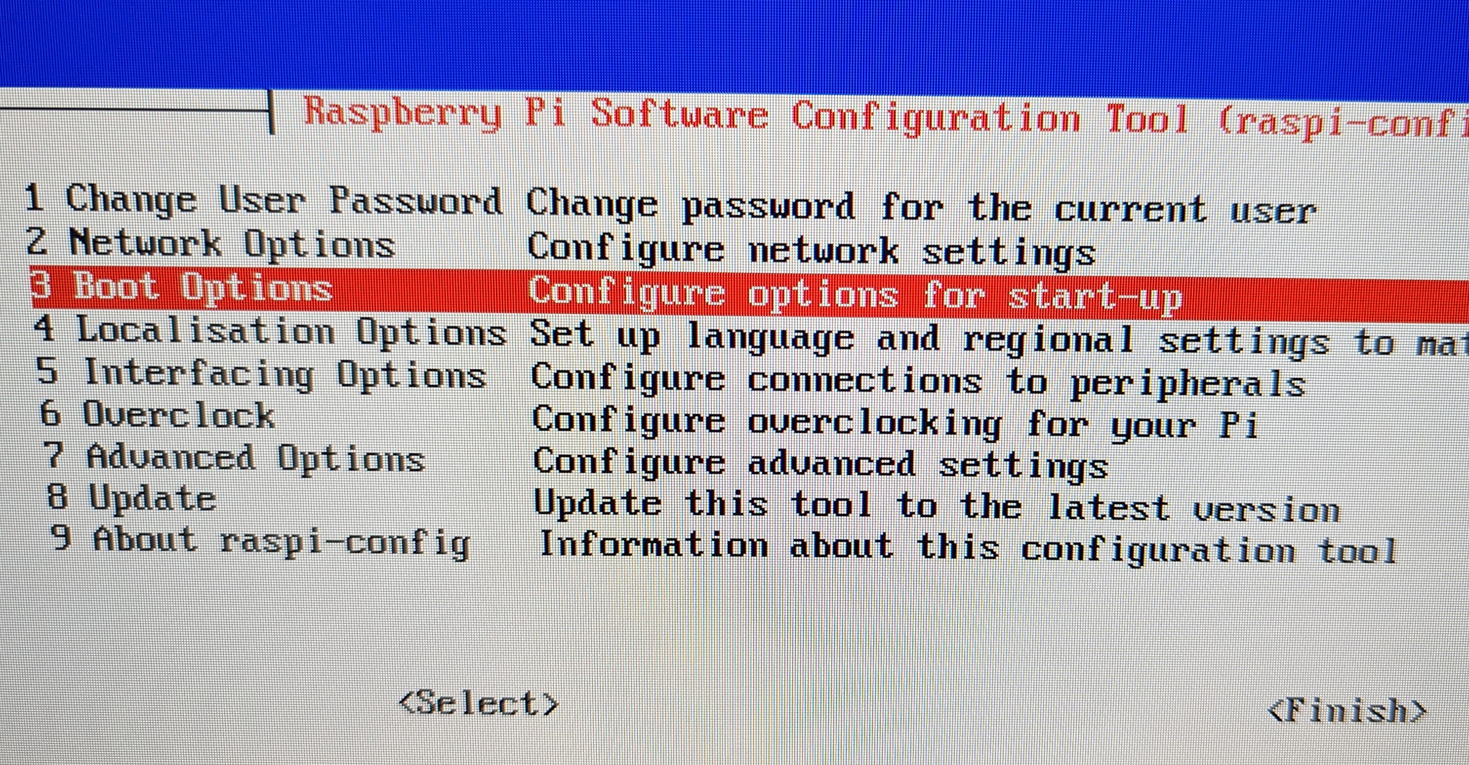 Switch RaspbeeryPi between CMD/GUI